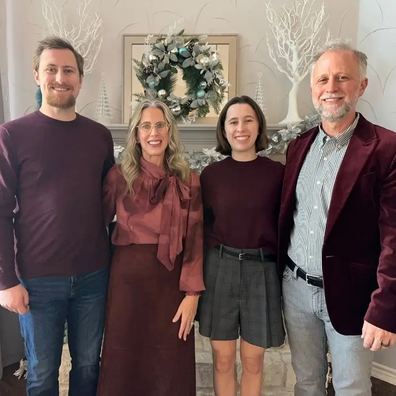 Clancy and Rick Denton with their adult children - Parenting Adult Children